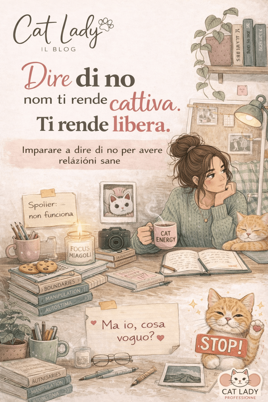 Dire di no non ti rende cattiva. Ti rende&nbsp;libera.