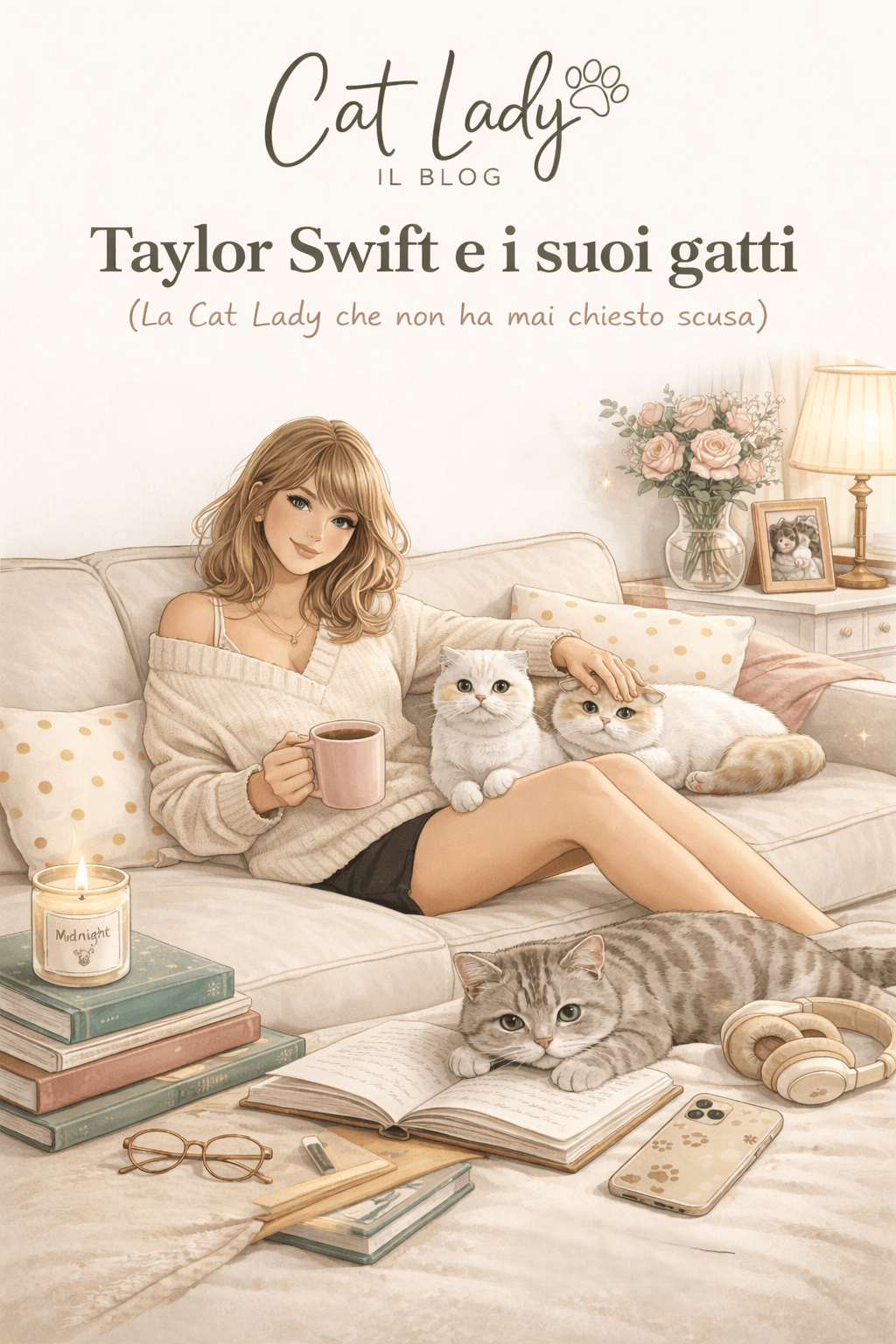 Taylor Swift e i suoi&nbsp;gatti